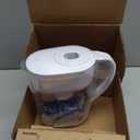 Brita Metro Elite Water Filter Pitcher, Removes 99% of Lead, Includes 1 Filter, 6-Cup, White