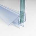 36" Shower Door Bottom Seal for 3/8" Frameless Glass Pivot Door
