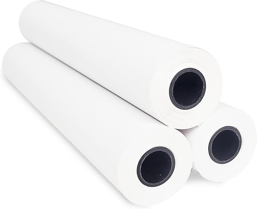 NYEAR A4 Thermal Paper 3 Rolls(210mm/8.27"width/7m long,1.18") for Portable Printer, Quick-Dry Thicker Brighter and The Font Is Clearer to Make The Printing Quality Better, 1 roll-24 Sheets
