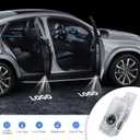 Car Door Lights Logo Projector - 4K HD Puddle Lights for Cars, No Fade Welcome Lights, Compatible with RLX/MDX/ZDX/TLX/TL/RDX Series (4 Pack)