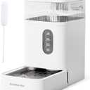 Gardner Pet Automatic Dog Water Dispenser Gravity Waterer with Stainless Steel Bowl Water Dispenser 8.5L Large Capacity Water Feeder with Filters for Dogs Cats Pets, BPA-Free Noise-Free (White, 8.5L)