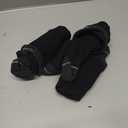 CelerSport 3 Pairs Compression Socks for Men and Women Running Support Socks (Large-X-Large, Black)