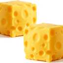 2 Packs Cheese Squishy Slow Rising, Squishy Squeeze Yellow Cheese Block, Soft Novelty Toy, Stress Balls for Adults Rebounding Sensory Squishys Cheese