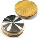 hjn Glass Pitcher Bamboo Lid Glass Water Carafe Lid for Fridge Water Jug (diameter-2.7inch)*2/pcs-no inclduing glass pitcher