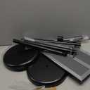 2 Pack Sign Holder Stand 8.5x11 Inch, Adjustable Sign Stand, Floor Standing Sign Holder, Snap-Open Frame Display, 360 Rotation Outdoor Indoor Poster or chalk board Display for advertising,Malls,Black