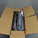 NightStand Bedside Charging Table Bedroom - Night Stand with Charger Station, Modern Nightstand with Open Shelf & 2 Fabric Drawers, Bed Side Table with USB-C Port for Dorm, Black