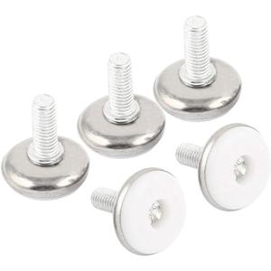 30Pcs Adjustable Furniture Leg Base Leveller Table Leveling Feet Pads, M6 x 15mmThreaded Rod
