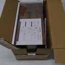 QEEIG Bathroom Shelves Over Toilet - Wall Mounted Floating Shelves Toilet Paper Storage Small Farmhouse Decor Shelf 16 inch Set of 3, Rustic Brown (019-BN3)