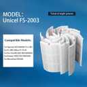FS-2003 DE Filter Compatible with FG-1003,FNS Plus 36, Jandy dev36, Hayward Pro-Grid DE3620(DEX3600DA), FS2003, PFS1836, FC-9530, PG-1903, 36 Sq.Ft DE Grid, 18 inch Height (7 Full, 1 Partial)