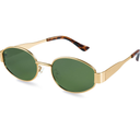 livho 2025 Trendy Oval Sunglasses - Stylish Polarized Shades for Everyday - Retro Metal Frames