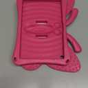 Kindle Fire HD 10 Kids Pro Tablet Case Fire HD10 2021 2023 10.1 11th 13th Generation Butterfly Case with Kickstand EVA Full Boby Rugged Shockproof Kids HD 10 Plus Tablet Cover for Girl Gift (Rose)