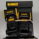 DEWALT DXBC18002 Black/Yellow 1.25" x 12' Ratchet Tie Down Straps - Light-Weight Cargo Hauling (1800 lb Break Strength), 2 Pack