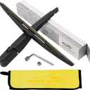 Rear Wiper Arm Blade Nut Set-Replacement for Ford Edge,Lincoln Mkx 2007-2014,Back Windshield Wiper Assembly,with Window Wiper Cap Cover Accessories,OE:9T4Z17526A