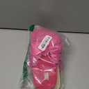 JIASUQI Women's Open Toe Slippers Fuzzy Fluffy House Slippers for Women Cozy Criss Cross Furry Slides Slippers (6-7)