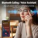 Blue Light Blocking Smart AI Glasses Bluetooth 5.3 IP65 Voice Assistant Real-Time Translation for Driving Travel