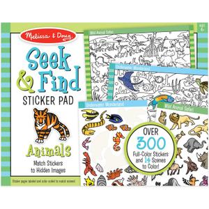 Melissa & Doug Seek and Find Sticker Pad Animals