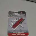 Victorinox Sportsman Swiss Army Knife, 13 Function Swiss Made Pocket Knife with Large Blade, Corkscrew and Wire Stripper - Red