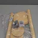 Wood Cake Pop Stand 36 Holes with Spinning Base,Cake Pop Holder Stand for Dessert Table,Lollipop Holder Candy Table Display, Dessert Stand for Wedding Birthday Baby Shower Parties Anniversaries (2 Pack)