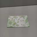 10 Pcs Floral Makeup Bags with Zipper Canvas Cosmetic Bags Bulk for Women Pencil Bag Travel Toiletry Pouch Gift for Health Nurse Mother Teacher(Green)