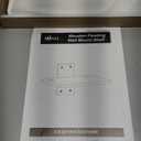 WALI Floating TV Shelf, 1 Tier Projector Shelf for DVD Players, Cable Boxes, Routers, Game Consoles, Living Room Decor Accessories, Wall Mount Shelves Holds Up to 22lbs (CS201NW), 1-Shelf, White