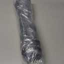 HAOGUAGUA Extra Large Clear Cosmetic Makeup Bag, Transparent PVC Tote Shoulder Bag Stadium Approved, Waterproof Clear Toiletry Carry Pouch Makeup Artist Bag Diaper Bag (Black)