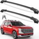 KINGGERI 330lbs All Aluminum Roof Rack Cross Bars Compatible with Hyundai Palisade 2026 with Raised Side Rails, Lockable Roof Rails Crossbar Rooftop Luggage Carrier