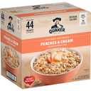 Quaker Instant Oatmeal, Peaches & Cream, 1.05oz, 44 Counts (Pack of 1) BBD Jan 17 2027
