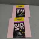 Post-it Super Sticky Big Notes, 8 in. x 8 in., Extra Large Sticky Notes in Pink Salt, 2 Pads, 60 Sheets Total, Great for Vision Boards, Creative Projects, Study Spaces, Group Brainstorming, and More