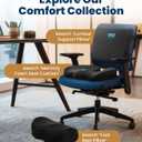 Everlasting Comfort The Original Lumbar Support Pillow for Office Chair - Improves Posture, Promotes Back Pain Relief - Superior Back Support for Gaming and Desk Chairs - Lumbar Pillow for Car, Couch