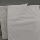 SAMTY 20x20 inch Patio Chair Cushions Non Slip Bottom Chair Pad with Ties Waterproof Square Outdoor Seat Cushion Replacement for Garden Swing Furniture Set of 2, White