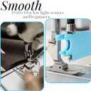 VONMAOGU New Upgraded Automatic Needle Threader for Sewing Machine, Quick Threading Device with Alignment Guide & Ruler, Multi-Function Magnetic Needle Threader Tool for Beginner