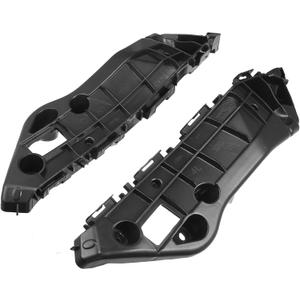 1 Pair Bumper Brackets Support Fender Cover Compatible for Toyota RAV4 2016 2017 2018, Durable Plastic Black Front Left Right Side