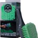 Chemical Guys Wheelie All Exterior Surface and Wheel Brush, Wheel Cleaner Brush with Soft Bristles, Safe Cleaning of Rims, Tires, and Exterior Surfaces on Cars, Trucks, Motorcycles, RVs, & More, Green ((Pack of 1))