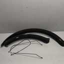 Da06 & Da03 & TS60 Fenders for Bicycle, Front and Rear, 2pcs, Black
