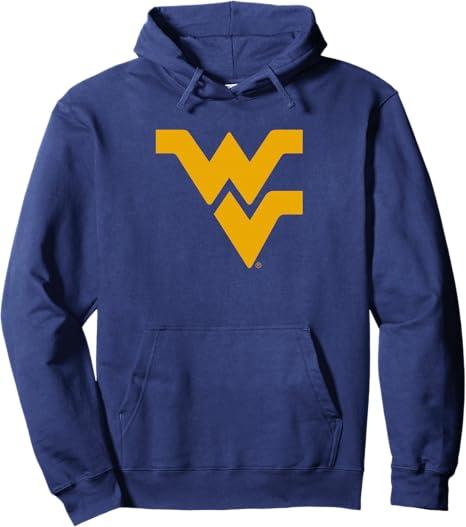 West Virginia: Primary Logo Pullover Hoodie Size S