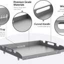 Flat Top Tabletop Griddle Replacement Top for Blackstone 17" Flat Top Grill 1814 1832 1819 1650, Griddle Top Replacement Parts for 17 Inch Blackstone with Rear Grease System & Handy Handle