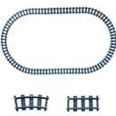 City Train Tracks Non-Powered City Railroad 24pcs Compatible Major Brands Building Block Toy Gifts, One Size
