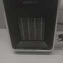 ROSEKM Space Heaters for Indoor Use, 1500W Portable Electric Heater with Thermostat, Ceramic Heater for Room Bedroom Office Under Desk with 3 Heating Levels, Safe Tip-Over Protection (Silver)