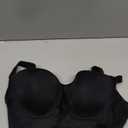 Women Longline Full Coverage Corset Bra Hide Back Fat (42D, Black)