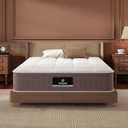 Twin XL Mattress, 8 Inch Hybrid XL Twin Bed Mattress in a Box, Medium Firm