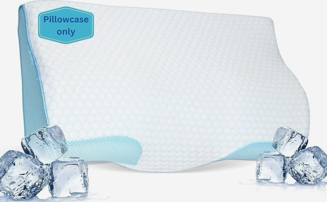 Derila Pillowcase | Designed to Keep Your Derila Memory Foam Pillow for snoring Relief Covered and Protected with This Crisp, Clean, White Pillowcase Made from Premium Materials
