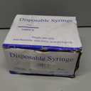 Disposable 1ml Syringe with 25Ga 1.0 Inch Needle, Individual Package pack of 100