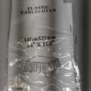 2 Pack Plastic Tablecloths Disposable Table Covers Plastic Table Cloths for BBQ Picnic Birthday Wedding Parties Waterproof Oil-Proof Tablecloth Light Weight Light Blue TableCover 54 x 108 in