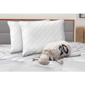 Serta Versafoam Memory Foam Bed Pillow, 2 Count (Pack of 1), Elite