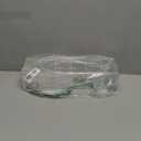 HSYMQ Acrylic Clear Pen Holder 6 Compartments Pencil Holder Desk Organizer Desktop Makeup Brush Holder