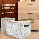 Nogrit Various Dog Storage Bins Box, Toybox for Boys Girls, Cute Types of Dogs Foldable Baskets Organizer Container with Handles for Bedroom Bathroom Kids Room Dorm Nursery Clothes Toys Books