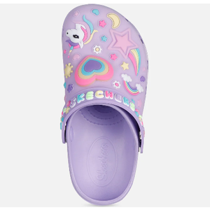 Skechers  Foamies: Heart Charmer - Girly Land - Purple, Size 6