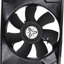 Radiator Cooling Fan Assembly 610970 38616-RNA-A01 Compatible With Honda Civic LX 2006-2024,EX 2006-2018,Si&DX 2002-2011,EX-L 2009-2015,Sport 2019-2024,GX 2006-2012,Type R 2017-2024 1.3L 1.8L 2.0L L4