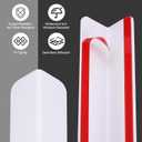 uxcell 2Pcs Wall Corner Protector, Self Adhesive Corner Protector Strip for Door Wall Table Cabinet Furniture Edge Guard 31.5" x 1.57", White