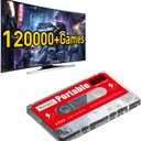 Kinhank 2TB Game Hard Drive, Built-in 120000+ Games, Batocera 33 System, External Hard Drive Compatible with Mac OS/Linux/Windows XP/7/8/10/11, Portable HDD, USB 3.0